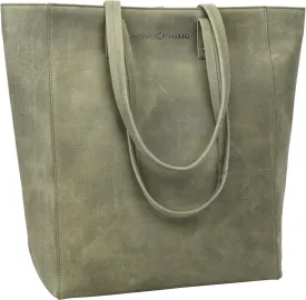 ANTONIO VALERIA Ava Leather Tote/Top Handle Shoulder Bag for Women