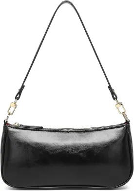 Barabum Retro Classic Clutch Shoulder Tote HandBag with Zipper Closure Purse for Women