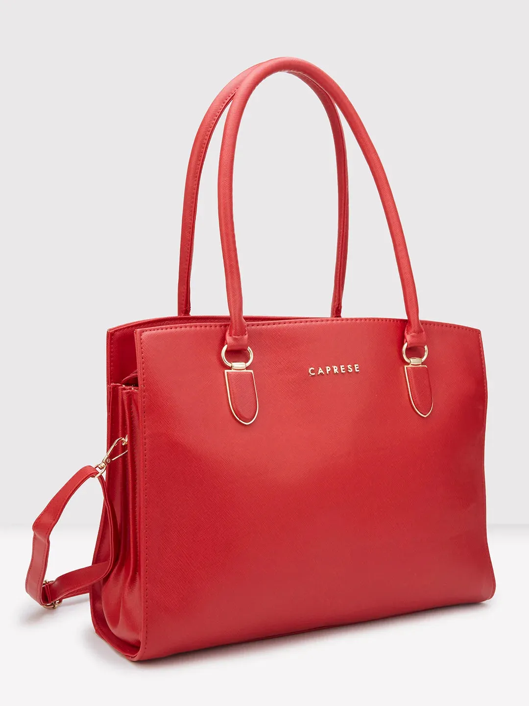Caprese Demi Laptop Satchel Extra Large Red