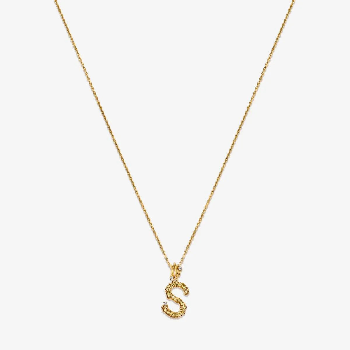 Casper alphabet necklace