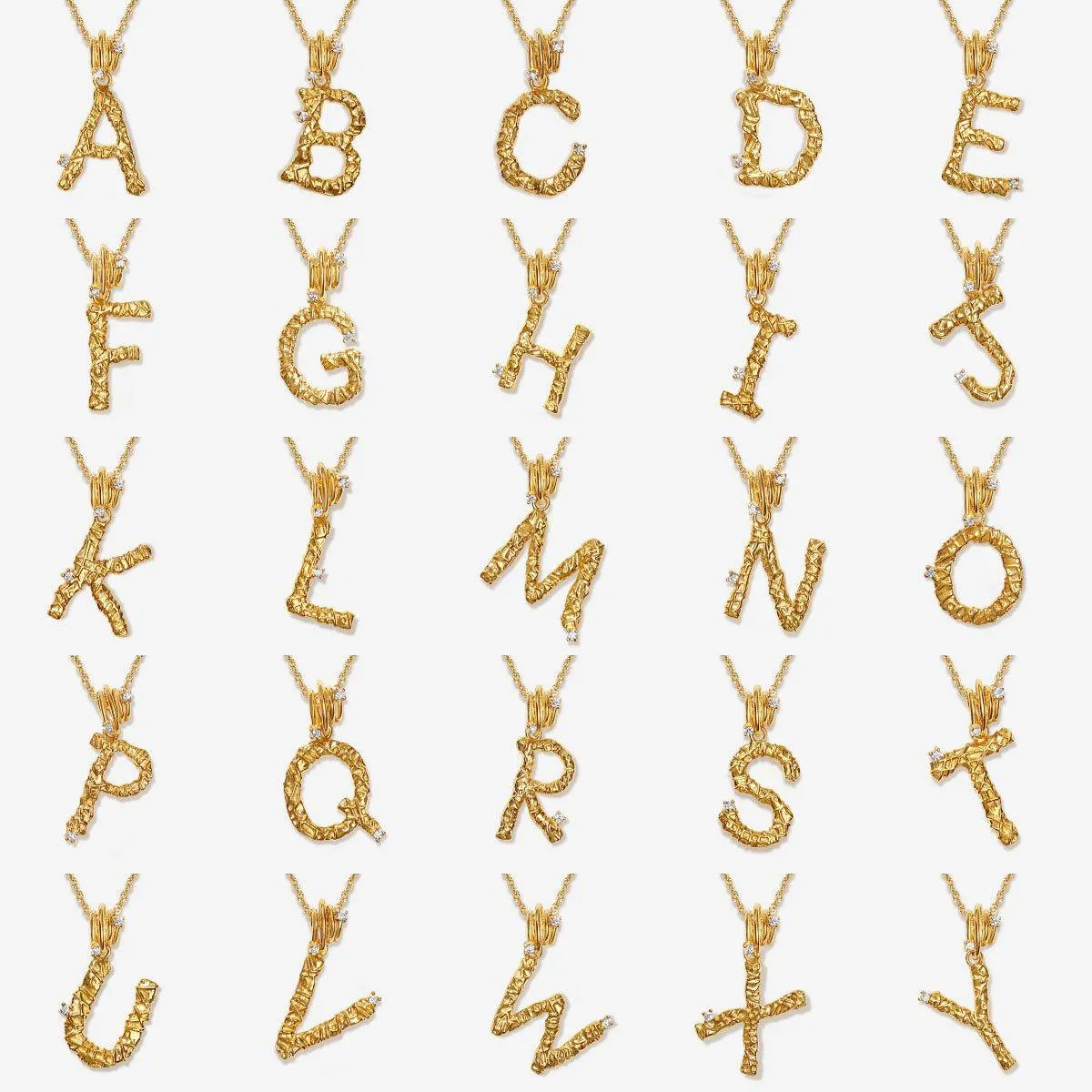 Casper alphabet necklace