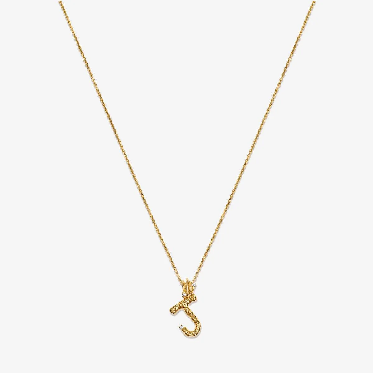 Casper alphabet necklace