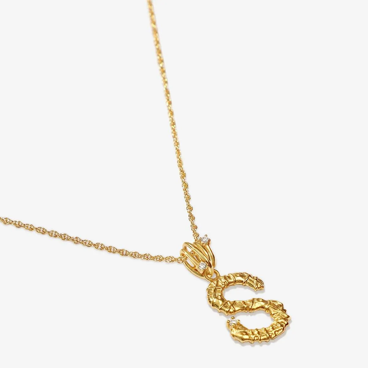 Casper alphabet necklace