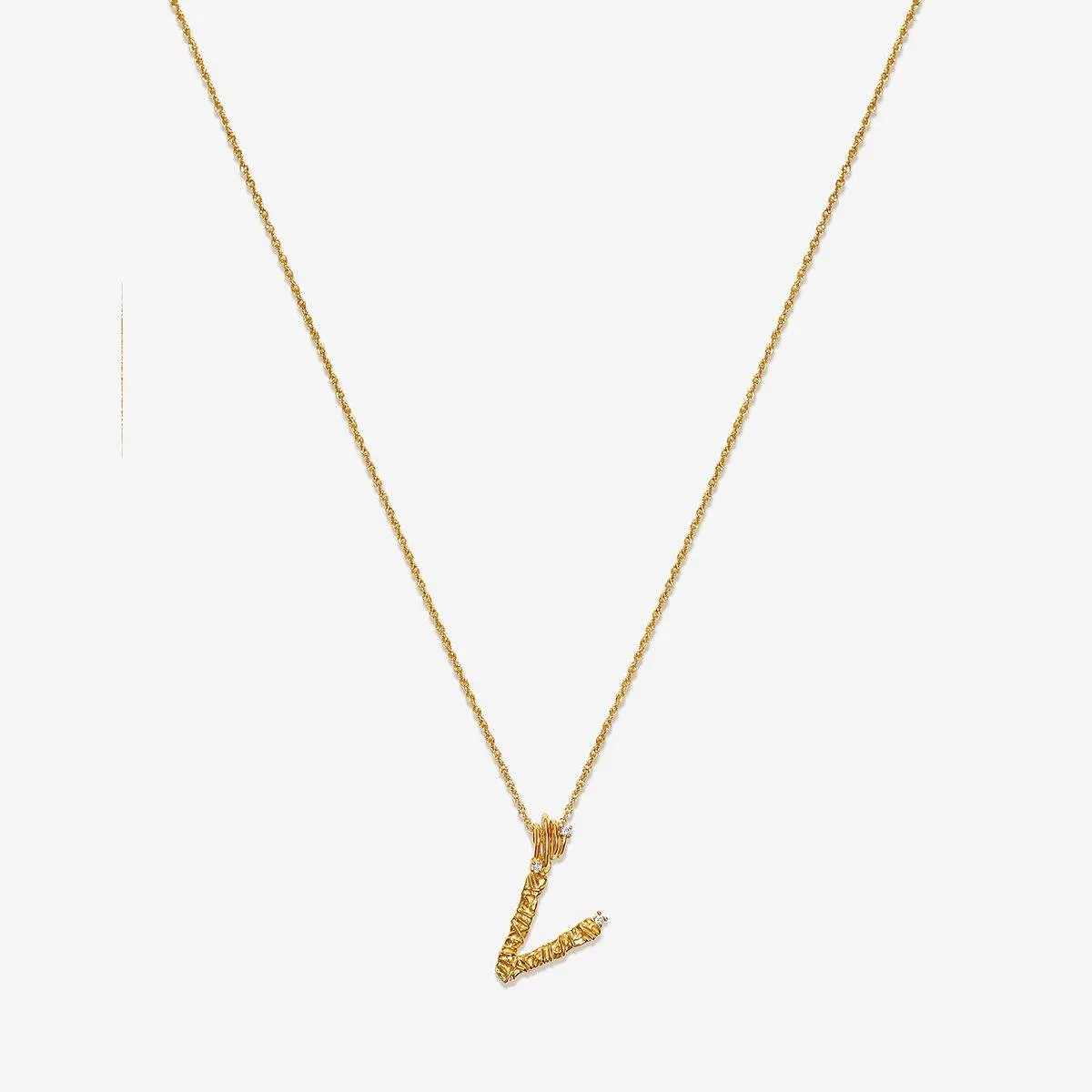 Casper alphabet necklace