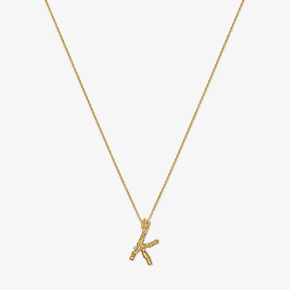 Casper alphabet necklace