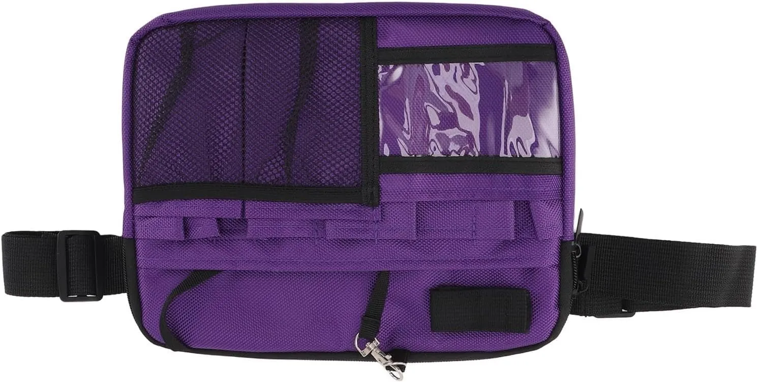 Doctor Waist Bag, Adjustable Design Nurse Fanny Pack Multi Compartments for Operation (Purple), Genericzfhk6q2sip-12