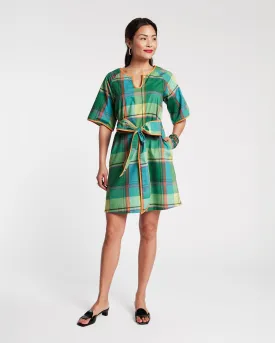 Doris Mini Dress Cotton Poplin Carter Madras Print