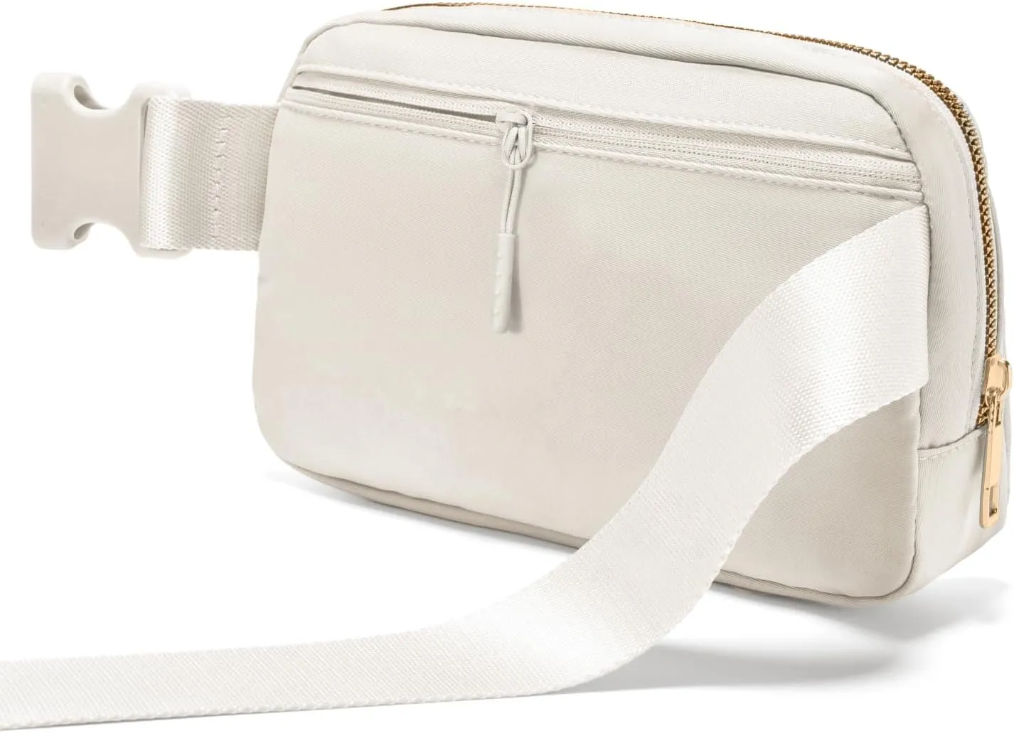 Gitus Birthday Gifts for 8 9 10 11 12 13 Year Old Girls Personalized Fanny Pack Crossbody Bags with Initial Letter Patch Belt Bag for Teen Girls Cute Trendy Stuff Travel Essentials (Ivory-O)