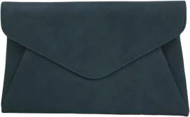 JNB Synthetic Leather Double Pocket Envelop Clutch