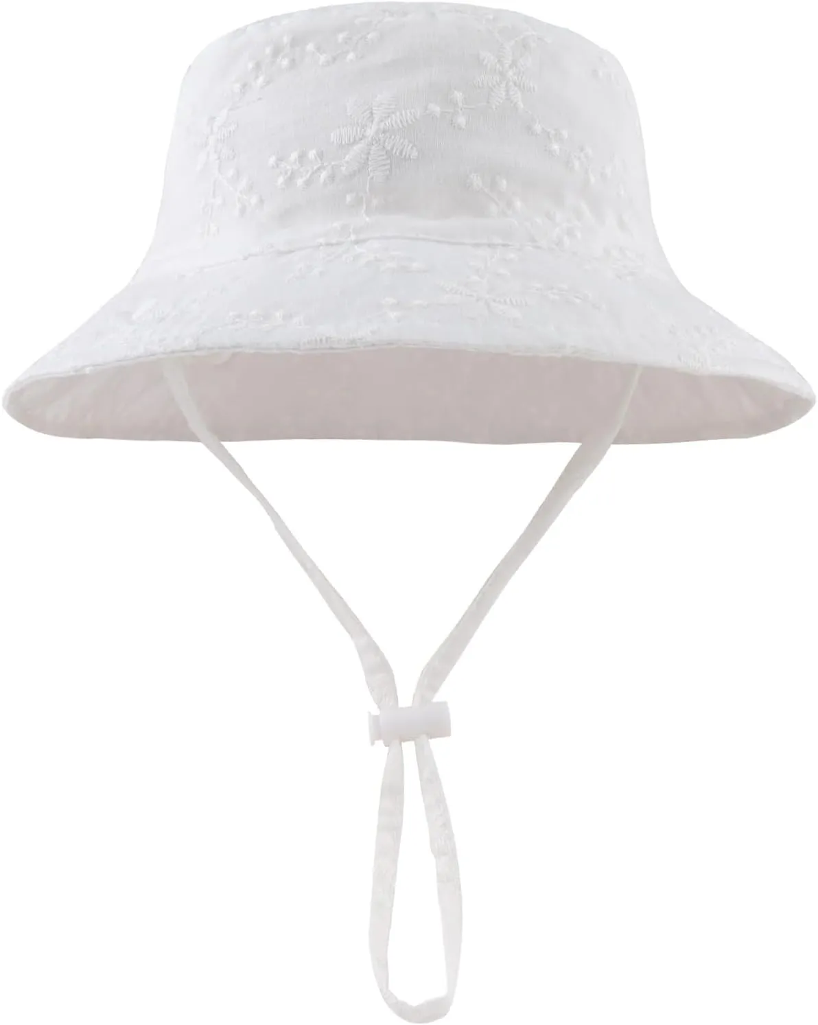 OMUKY Baby Sun Hat Cotton Beach Cap for Infant Toddler Boys and Girls Sun Protection Bucket Hat