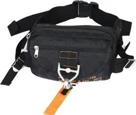 Parachute Buckles Rucksacks Small Deployment Bag Belt Bag Tactical Military Waist Fanny Pack (Black)