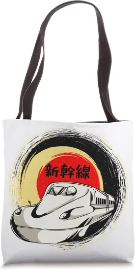 Shinkansen Japanese Bullet Train for Mad about Trains Tote Bag
