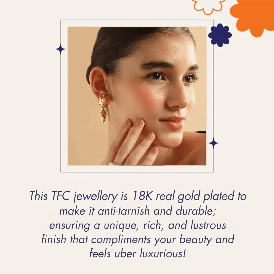 TFC Golden Round Medal Necklace