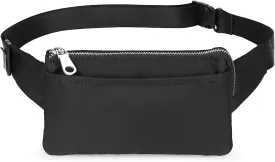 Uromee Fanny Packs for Women Crossbody Belt Bag Nylon Fashion Waist Bag Everywhere Travel Hiking Adjustable Strap