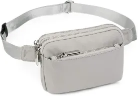 UTO Fanny Pack for Women Crossbody Trendy Fashion Belt Purse Chest Waist Hip Bumbag for Outdoor Shopping Travel Hiking